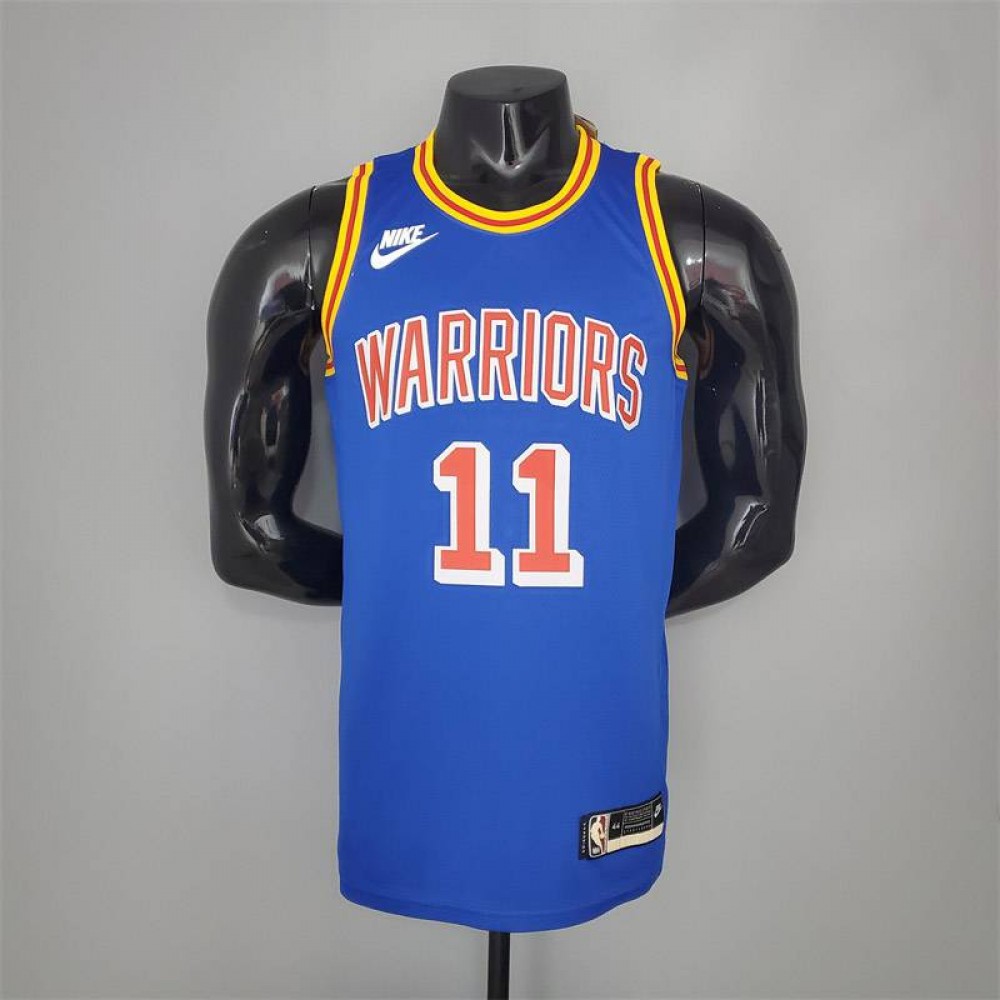 Camiseta Klay Thompson #11 Golden State Warriors 75 Aniversario Azul Camiseta Klay Thompson #11 Golden State Warriors 75 Aniversario Azul