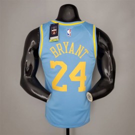 Camiseta Kobe Bryant #24 Los Angeles Lakers 2021 Minneapolis Edition Azul Claro Camiseta Kobe Bryant #24 Los Angeles Lakers 2021 Minneapolis Edition Azul Claro