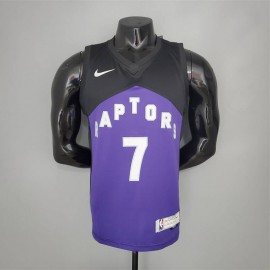 Camiseta Kyle Lowry #7 Toronto Raptors Especial Edition Púrpura/Negro