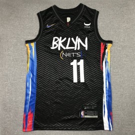 Camiseta Kyrie Irving #11 Brooklyn Nets 2021 City Edition Negro