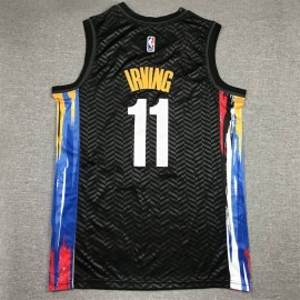 Camiseta Kyrie Irving #11 Brooklyn Nets 2021 City Edition Negro Camiseta Kyrie Irving #11 Brooklyn Nets 2021 City Edition Negro