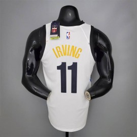 Camiseta Kyrie Irving #11 Brooklyn Nets Grafiti Blanco Camiseta Kyrie Irving #11 Brooklyn Nets Grafiti Blanco