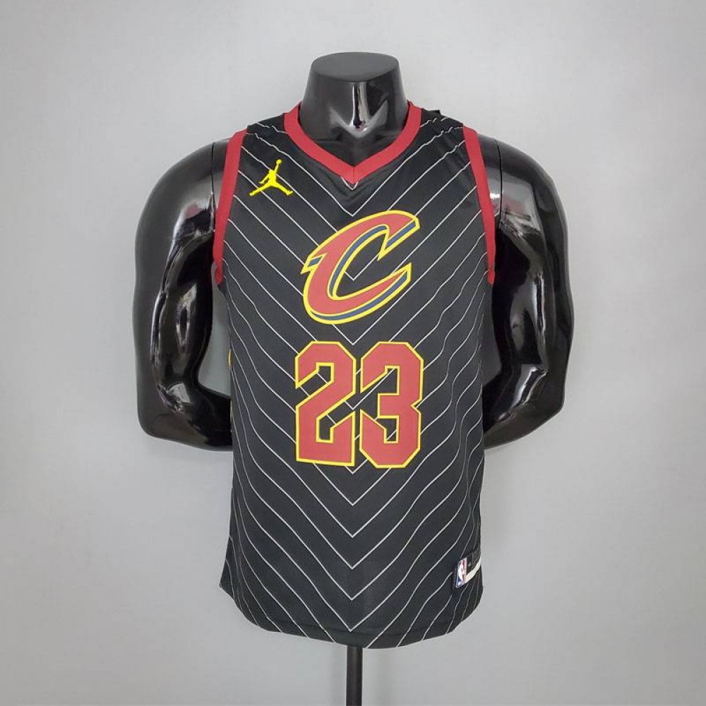 Camiseta LeBron James #23 Cleveland Cavaliers 2021 Jordan Limited Edition Negro Camiseta LeBron James #23 Cleveland Cavaliers 2021 Jordan Limited Edition Negro
