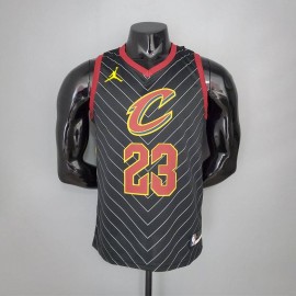 Camiseta LeBron James #23 Cleveland Cavaliers 2021 Jordan Limited Edition Negro