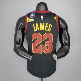 Camiseta LeBron James #23 Cleveland Cavaliers 2021 Jordan Limited Edition Negro Camiseta LeBron James #23 Cleveland Cavaliers 2021 Jordan Limited Edition Negro
