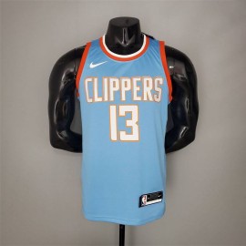 Camiseta Paul George #13 Los Angeles Clippers Azul