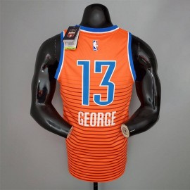 Camiseta Paul George #13 Oklahoma City Thunder Jordan Edition Naranja  Camiseta Paul George #13 Oklahoma City Thunder Jordan Edition Naranja