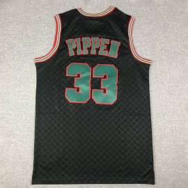 Camiseta Scottie Pippen #33 Chicago Bulls Clásico Edition Negro