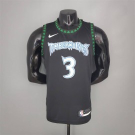 Camiseta Stephon Marbury #3 Minnesota Timberwolves 2018 Clásico Edition Negro