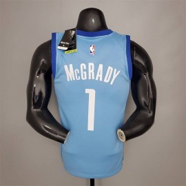 Camiseta Tracy McGrady #1 Houston Rockets 2021 City Edition Azul
