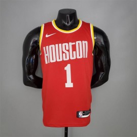 Camiseta Tracy McGrady #1 Houston Rockets Clásico Edition Rojo