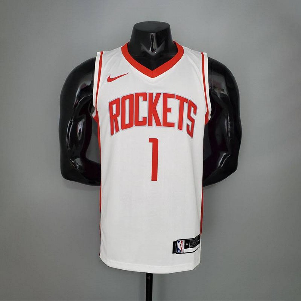 Camiseta Tracy McGrady #1 Houston Rockets 2021 Blanco