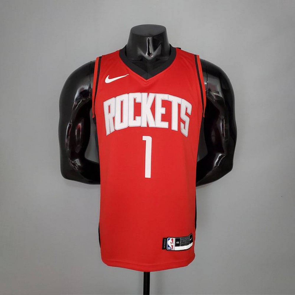 Camiseta Tracy McGrady #1 Houston Rockets 2021 Rojo