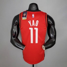 Camiseta Yao Ming #11 Houston Rockets 2021 Rojo