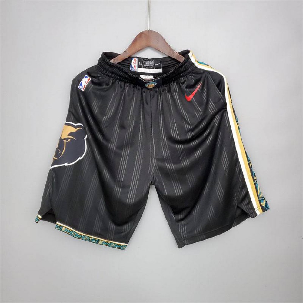 Pantalon Corto De Bolsillo Memphis Grizzlies City Edition Negro