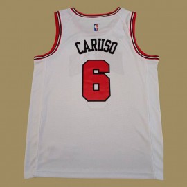 Camiseta Alex Caruso #6 Chicago Bulls Blanco Camiseta Alex Caruso #6 Chicago Bulls Blanco