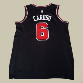 Camiseta Alex Caruso #6 Chicago Bulls Negro