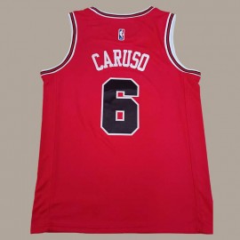 Camiseta Alex Caruso #6 Chicago Bulls Rojo Camiseta Alex Caruso #6 Chicago Bulls Rojo