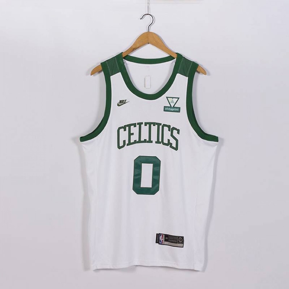 Camiseta Jayson Tatum #0 Boston Celtics Blanco Camiseta Jayson Tatum #0 Boston Celtics Blanco