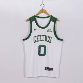 Camiseta Jayson Tatum #0 Boston Celtics Blanco