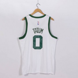 Camiseta Jayson Tatum #0 Boston Celtics Blanco Camiseta Jayson Tatum #0 Boston Celtics Blanco