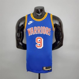 Camiseta Andre Iguodala #9 Golden State Warriors Edición 75 Aniversario Clásico Edition Azul