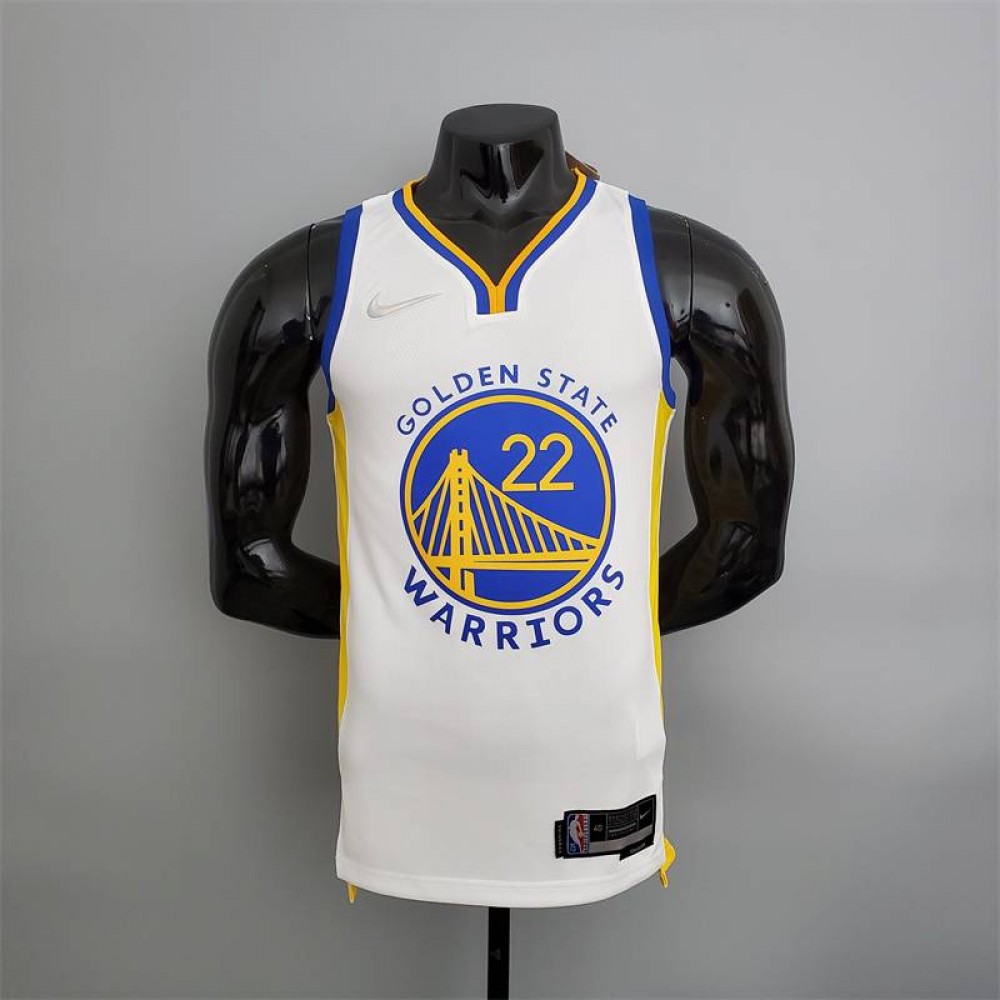 Camiseta Andrew Wiggins #22 Golden State Warriors Edición 75 Aniversario Blanco Camiseta Andrew Wiggins #22 Golden State Warriors Edición 75 Aniversario Blanco