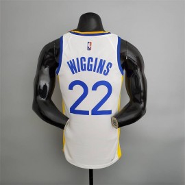 Camiseta Andrew Wiggins #22 Golden State Warriors Edición 75 Aniversario Blanco Camiseta Andrew Wiggins #22 Golden State Warriors Edición 75 Aniversario Blanco