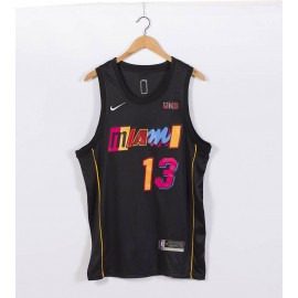 Camiseta Bam Adebayo #13 Miami Heat 2022 Negro