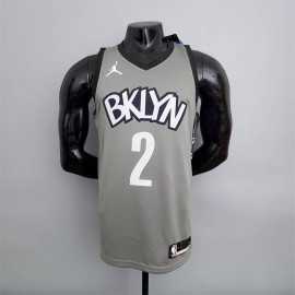 Camiseta Blake Griffin #2 Brooklyn Nets Flyers Gris
