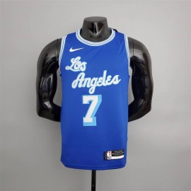 Camiseta Carmelo Anthony #7 Los Angeles Lakers 2021 Clásico Edition Azul