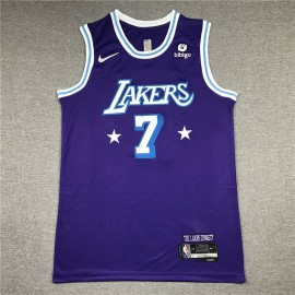 Camiseta Carmelo Anthony #7 Los Angeles Lakers 2022 City Edition Púrpura