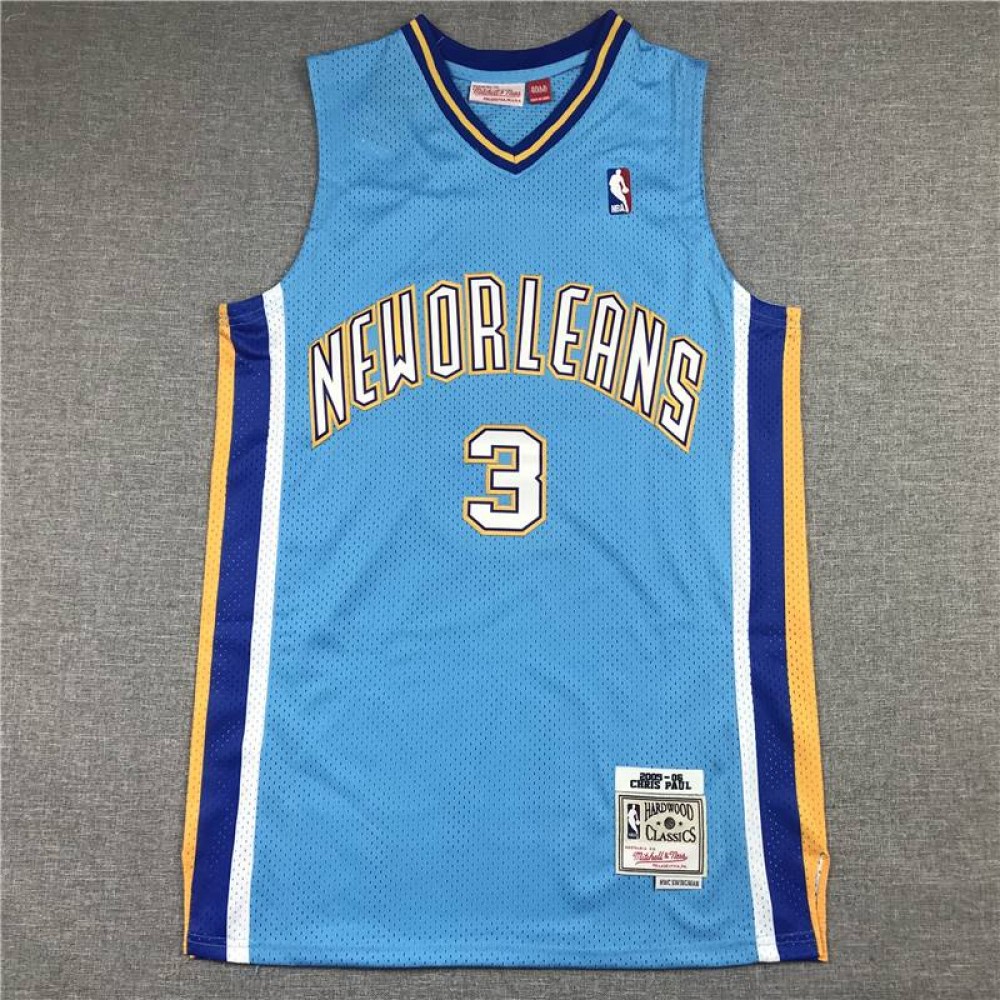 Camiseta Chris Paul #3 Charlotte Hornets Clásico Edition Azul Camiseta Chris Paul #3 Charlotte Hornets Clásico Edition Azul