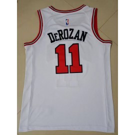 Camiseta DeMar DeRozan #11 Chicago Bulls Blanco Camiseta DeMar DeRozan #11 Chicago Bulls Blanco