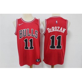 Camiseta DeMar DeRozan #11 Chicago Bulls Edición 75 Aniversario Rojo