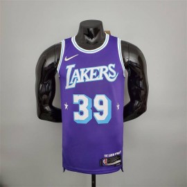 Camiseta Dwight Howard #39 Los Angeles Lakers 2022 City Edition Púrpura
