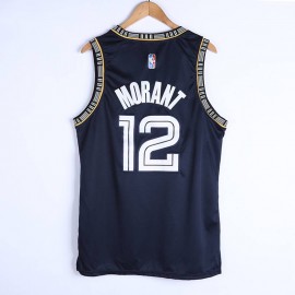Camiseta Ja Morant #12 Memphis Grizzlies 2022 Edición 75 Aniversario City Edition Azul Oscuro Camiseta Ja Morant #12 Memphis Grizzlies 2022 Edición 75 Aniversario City Edition Azul Oscuro