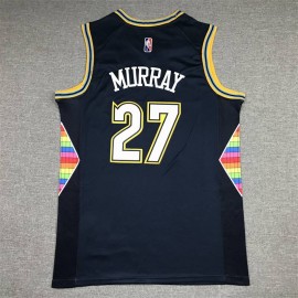 Camiseta Jamal Murray #27 Denver Nuggets 2022 City Edition Azul Oscuro Camiseta Jamal Murray #27 Denver Nuggets 2022 City Edition Azul Oscuro