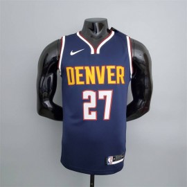 Camiseta Jamal Murray 27 Denver Nuggets Azul Marino