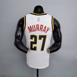 Camiseta Jamal Murray #27 Denver Nuggets Limited Edition Blanco Camiseta Jamal Murray #27 Denver Nuggets Limited Edition Blanco