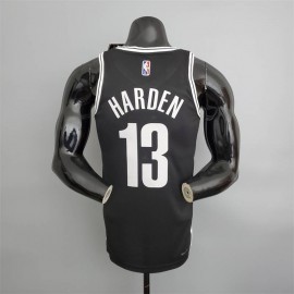 Camiseta James Harden #13 Brooklyn Nets Edición 75 Aniversario Icon Nuevo Negro Camiseta James Harden #13 Brooklyn Nets Edición 75 Aniversario Icon Nuevo Negro
