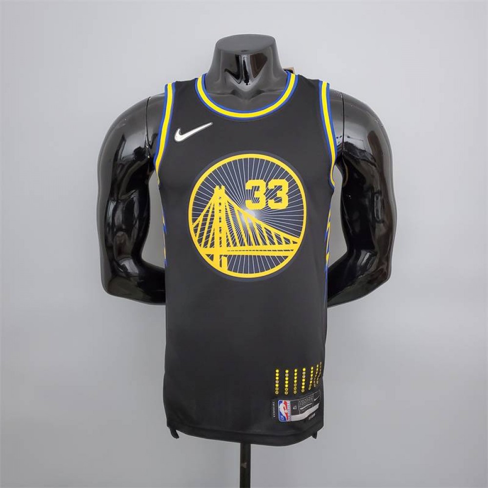 Camiseta James Wiseman #33 Golden State Warriors 2022 Edición 75 Aniversario City Edition Negro Camiseta James Wiseman #33 Golden State Warriors 2022 Edición 75 Aniversario City Edition Negro