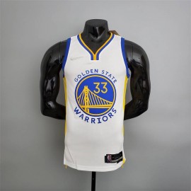 Camiseta James Wiseman #33 Golden State Warriors Edición 75 Aniversario Blanco