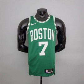 Camiseta Jaylen Brown #7 Boston Celtics 75 Aniversario Verde