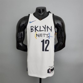 Camiseta Joe Harris #12 Brooklyn Nets Grafiti Blanco