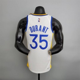Camiseta Kevin Durant #35 Golden State Warriors Edición 75 Aniversario Blanco Camiseta Kevin Durant #35 Golden State Warriors Edición 75 Aniversario Blanco