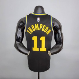 Camiseta Klay Thompson #11 Golden State Warriors 2022 Edición 75 Aniversario City Edition Negro Camiseta Klay Thompson #11 Golden State Warriors 2022 Edición 75 Aniversario City Edition Negro
