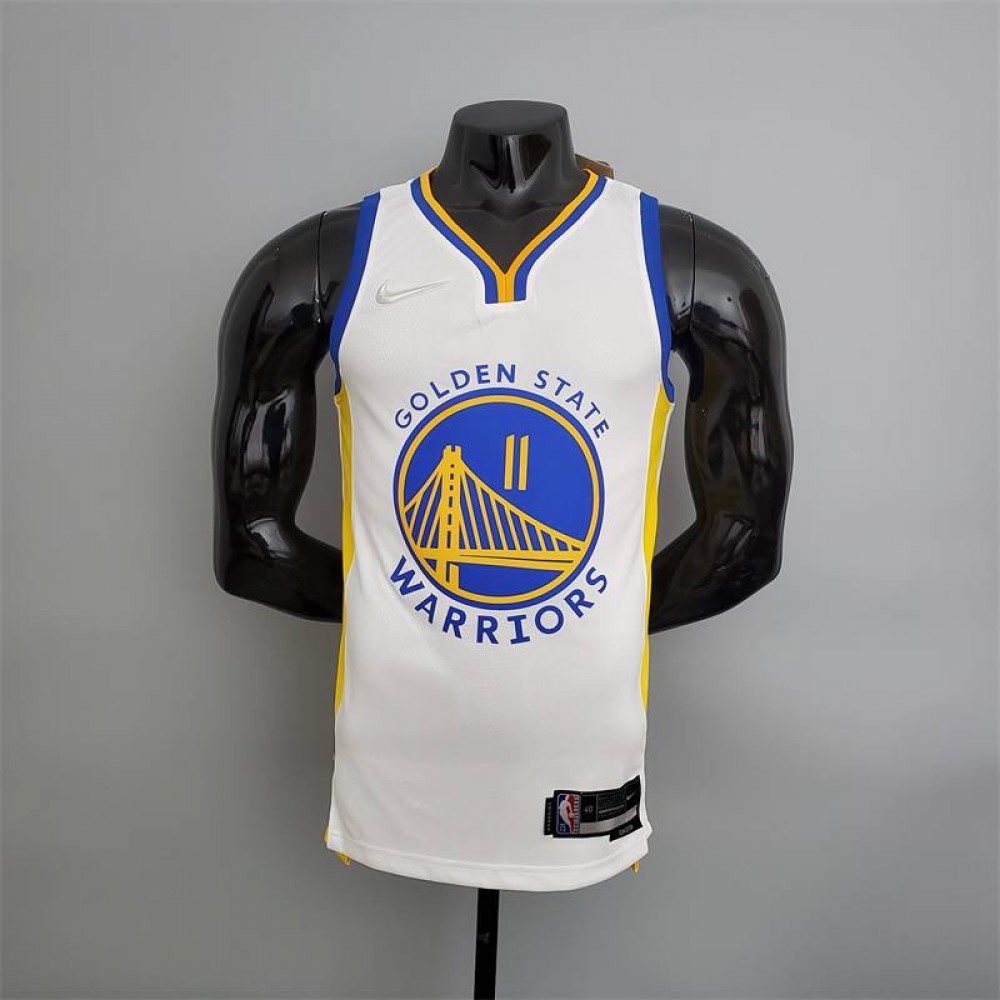 Camiseta Klay Thompson #11 Golden State Warriors Edición 75 Aniversario Blanco Camiseta Klay Thompson #11 Golden State Warriors Edición 75 Aniversario Blanco