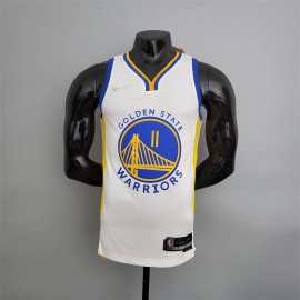 Camiseta Klay Thompson #11 Golden State Warriors Edición 75 Aniversario Blanco