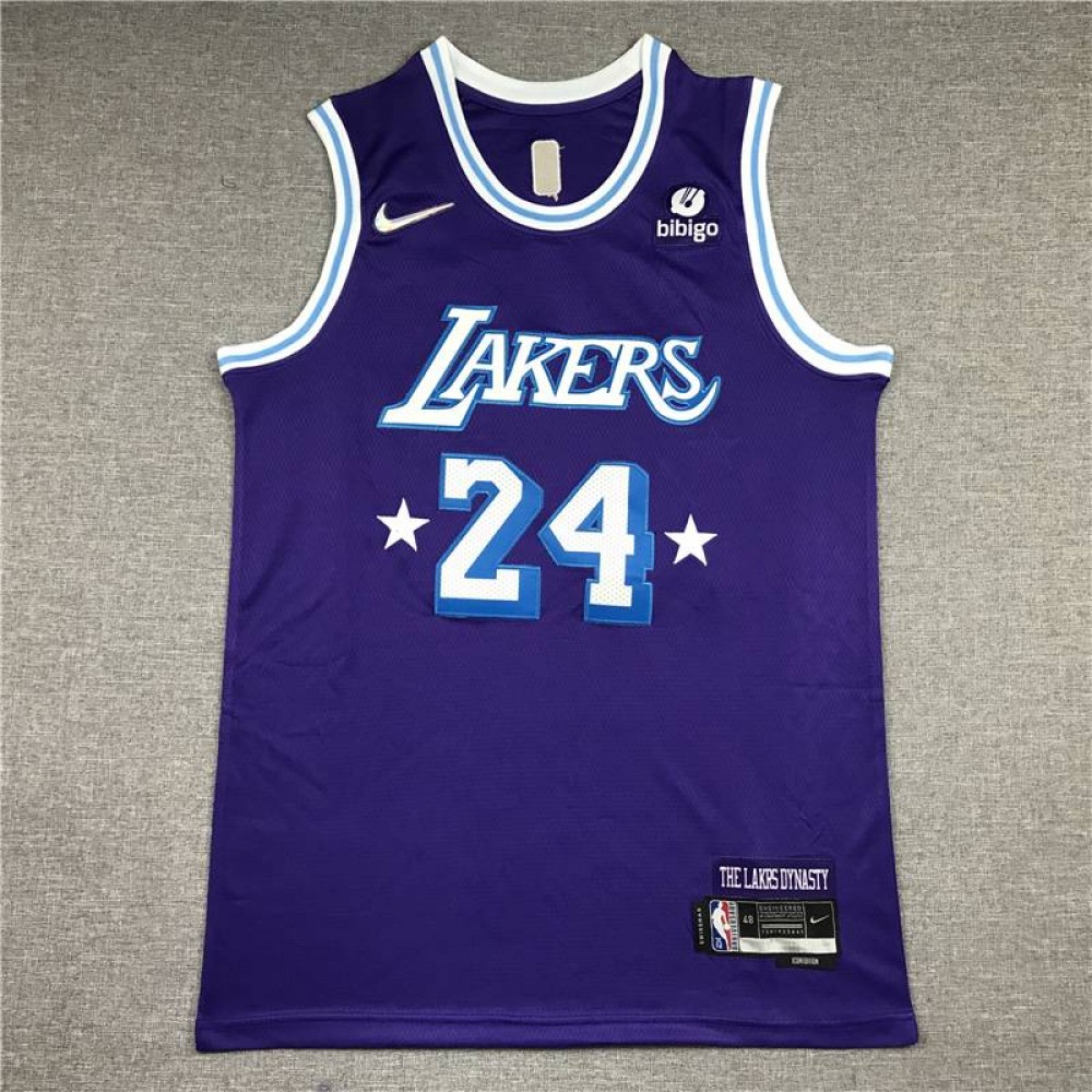 Camiseta Kobe Bryant #24 Los Angeles Lakers 2022 City Edition Púrpura Camiseta Kobe Bryant #24 Los Angeles Lakers 2022 City Edition Púrpura